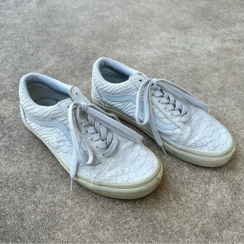Vans Snakeskin Lace Up Sneakers